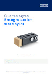 Entegre açılım sınırlayıcı Ürün veri sayfası TR