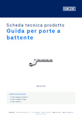 Guida per porte a battente Scheda tecnica prodotto IT