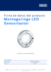 Montageringe LED Sensortaster Ficha de datos del producto ES