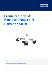 Konsolensatz A Powerchain Produktdatenblatt DE