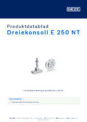 Dreiekonsoll E 250 NT Produktdatablad NB