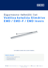 Vodilica kotačića Slimdrive EMD / EMD-F / EMD Invers Sigurnosno-tehnički list HR