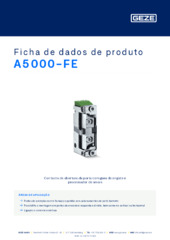 A5000-FE Ficha de dados de produto PT