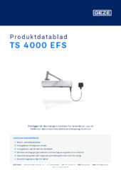 TS 4000 EFS Produktdatablad SV