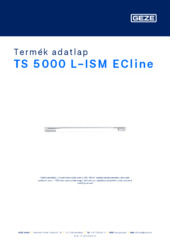 TS 5000 L-ISM ECline Termék adatlap HU