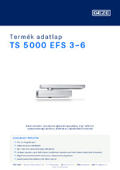 TS 5000 EFS 3-6 Termék adatlap HU