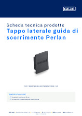 Tappo laterale guida di scorrimento Perlan Scheda tecnica prodotto IT