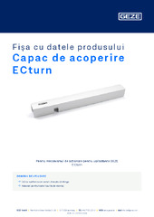 Capac de acoperire ECturn Fișa cu datele produsului RO