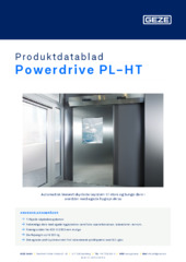 Powerdrive PL-HT Produktdatablad DA