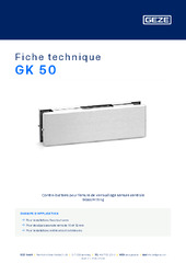 GK 50 Fiche technique FR