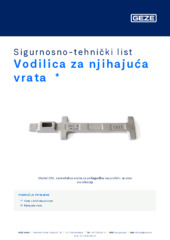 Vodilica za njihajuća vrata  * Sigurnosno-tehnički list HR