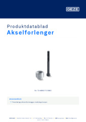 Akselforlenger Produktdatablad NB