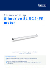Slimdrive SL RC2-FR motor Termék adatlap HU