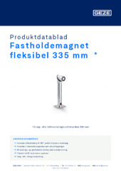 Fastholdemagnet fleksibel 335 mm  * Produktdatablad DA