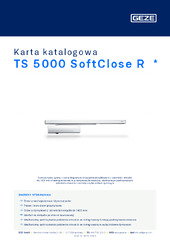 TS 5000 SoftClose R  * Karta katalogowa PL