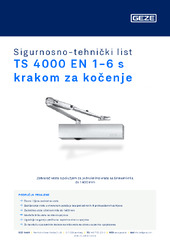 TS 4000 EN 1-6 s krakom za kočenje Sigurnosno-tehnički list HR