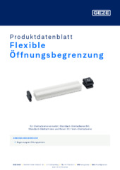 Flexible Öffnungsbegrenzung Produktdatenblatt DE