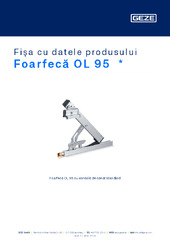 Foarfecă OL 95  * Fișa cu datele produsului RO