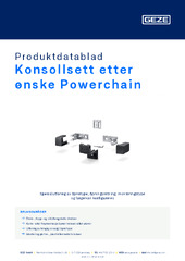 Konsollsett etter ønske Powerchain Produktdatablad NB