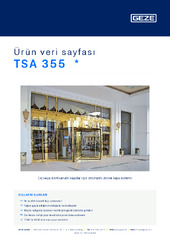 TSA 355  * Ürün veri sayfası TR