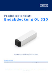 Endabdeckung OL 320 Produktdatenblatt DE
