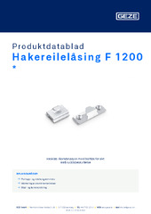 Hakereilelåsing F 1200  * Produktdatablad NB