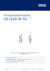 IQ lock M DL  * Produktdatenblatt DE