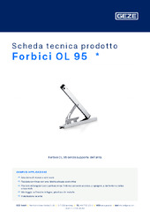 Forbici OL 95  * Scheda tecnica prodotto IT