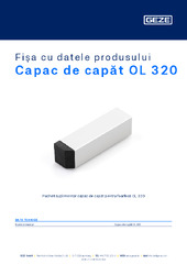 Capac de capăt OL 320 Fișa cu datele produsului RO