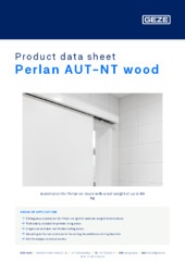 Perlan AUT-NT wood Product data sheet EN