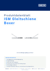 ISM Gleitschiene Boxer Produktdatenblatt DE