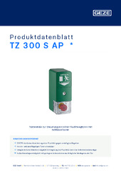 TZ 300 S AP  * Produktdatenblatt DE