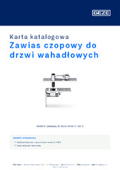 Zawias czopowy do drzwi wahadłowych Karta katalogowa PL