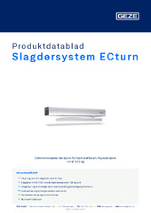 Slagdørsystem ECturn Produktdatablad NB