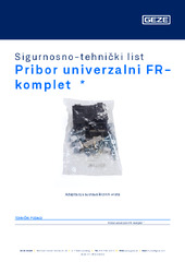 Pribor univerzalni FR-komplet  * Sigurnosno-tehnički list HR
