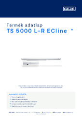 TS 5000 L-R ECline  * Termék adatlap HU