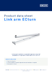 Link arm ECturn Product data sheet EN
