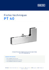 PT 40 Fiche technique FR