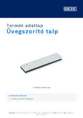 Üvegszorító talp Termék adatlap HU