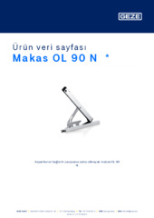 Makas OL 90 N  * Ürün veri sayfası TR