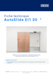 AutoSlide EI1 30  * Fiche technique FR