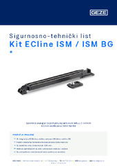 Kit ECline ISM / ISM BG  * Sigurnosno-tehnički list HR