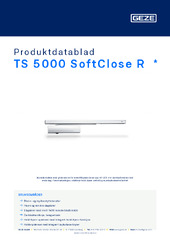 TS 5000 SoftClose R  * Produktdatablad NB