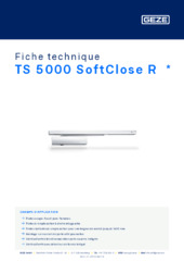 TS 5000 SoftClose R  * Fiche technique FR