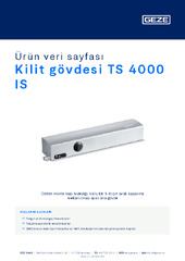 Kilit gövdesi TS 4000 IS Ürün veri sayfası TR