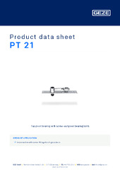 PT 21 Product data sheet EN