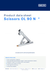 Scissors OL 90 N  * Product data sheet EN