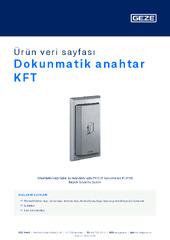 Dokunmatik anahtar KFT Ürün veri sayfası TR