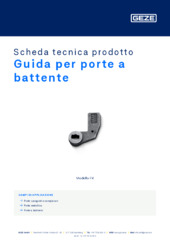 Guida per porte a battente Scheda tecnica prodotto IT