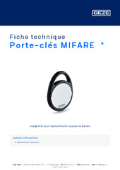Porte-clés MIFARE  * Fiche technique FR